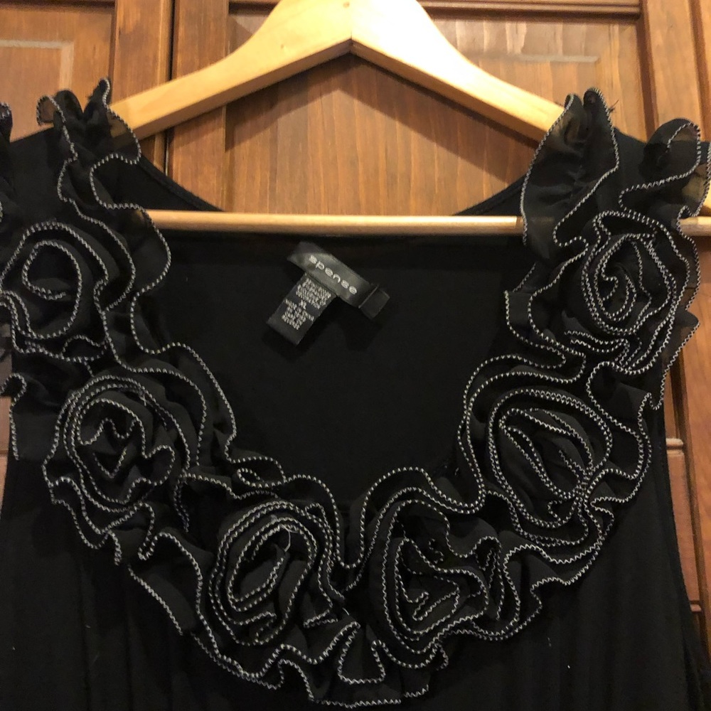 Spense black dress, size XL. Super comfy stretchy slipover style